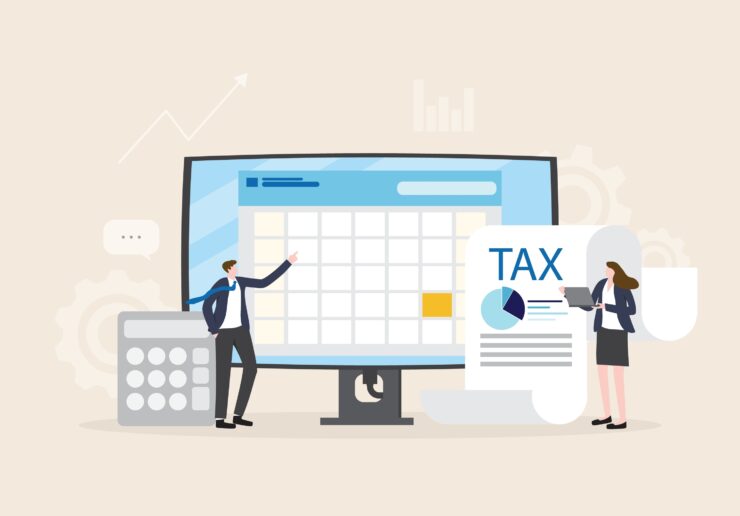 Tax,Payment,Concept.,Financial,Report,Auditor,And,Calculation,Tax,Return,